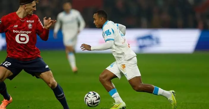 Lille ends Marseille's six-week unbeaten run in Ligue 1