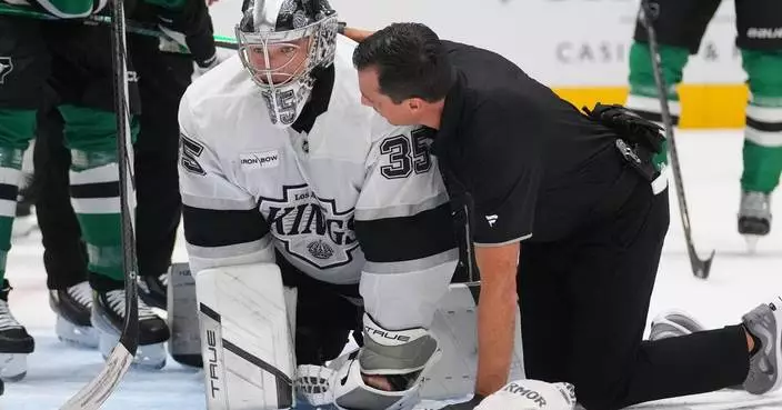 LA Kings put G Darcy Kuemper on injured reserve after head hit from Stars' Rantanen