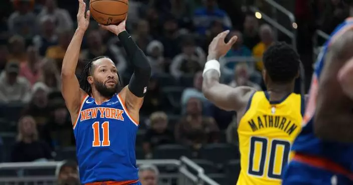 Jalen Brunson's late 3-pointer, OG Anunoby's steal helps short-handed Knicks beat Pacers 114-113