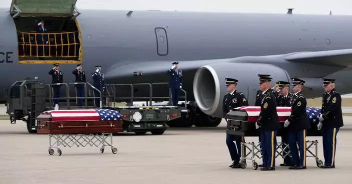 Two Iowa National Guard members killed in Syria return home on Christmas Eve