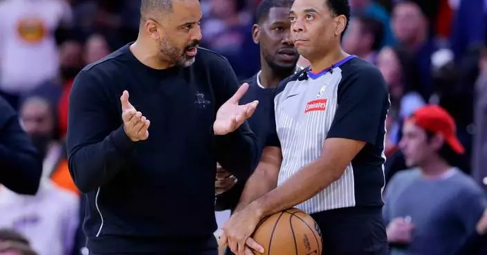 Rockets coach Ime Udoka fined for slamming refs after overtime loss to Denver