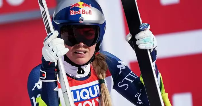 Lindsey Vonn third in World Cup downhill won by Cornelia Huetter
