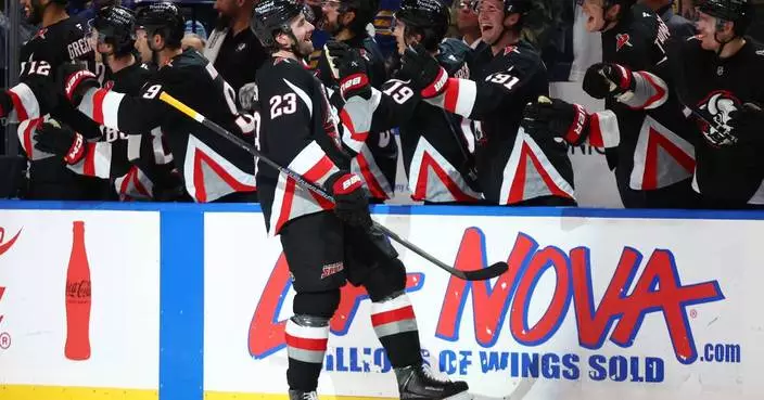 Samuelsson's three-point game leads Sabres to 8th straight win, 4-1 over Bruins