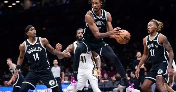Porter, Claxton lead Nets to 119-101 victory over Pelicans