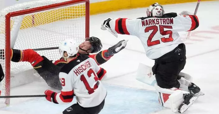 Cody Glass scores tiebreaking goal and Devils beat Senators 4-3 to snap 5-game skid