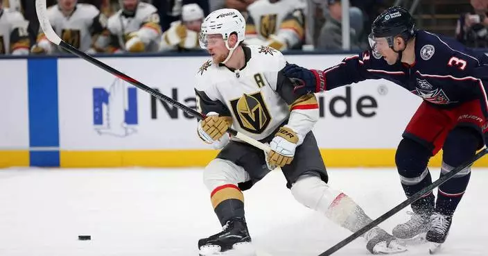 Eichel and Theodore out for Golden Knights' Canadian road trip