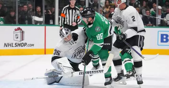 Rantanen, Duchene, Johnston each have goal and assist as Stars beat Kings 4-1