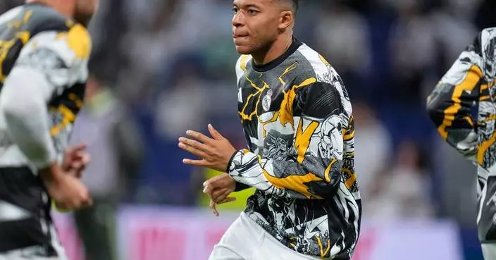 Kylian Mbappé an unused substitute in Real Madrid's loss to Man City in the Champions League