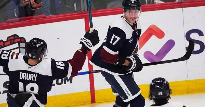 Burns, Necas give Avalanche early lead in 3-2 win over Jets for 12th straight home win