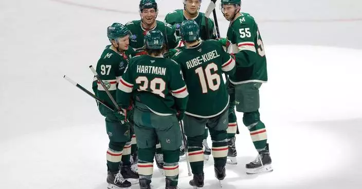 Kaprizov, Boldy each have a goal and two assists as Wild beat Blue Jackets 5-2 for 6th straight win