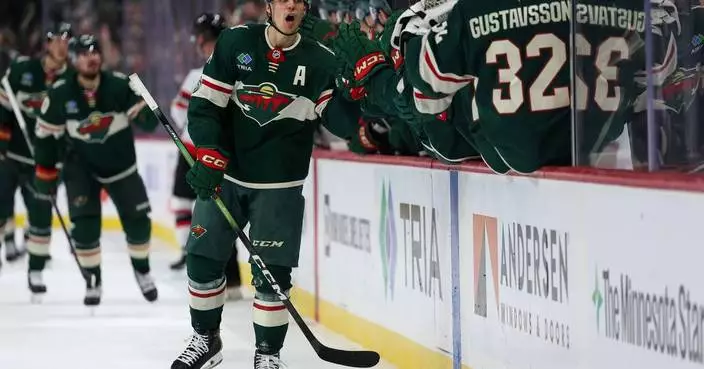 Joel Eriksson Ek&#8217;s late goal lifts Wild past Senators 3-2