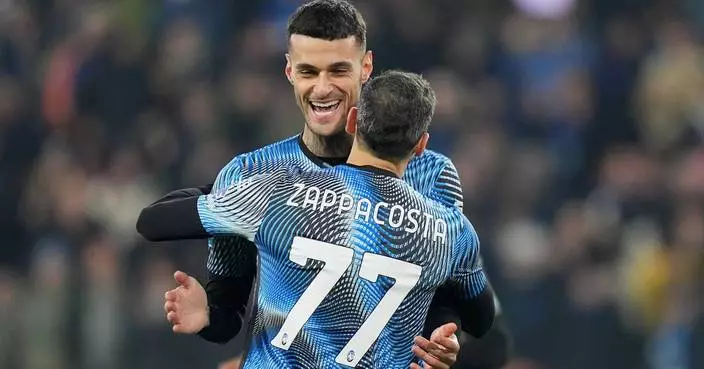 Scamacca scores twice for Atalanta to claim just its fourth Serie A win of the season