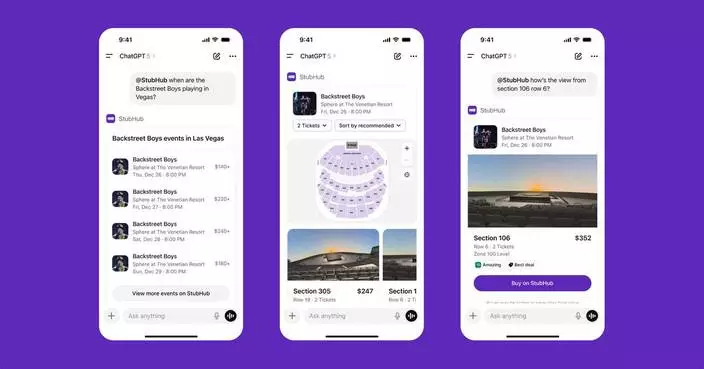 StubHub App Launches in OpenAI ChatGPT – One of the First Ticketing Platforms to Offer Discovery Experience