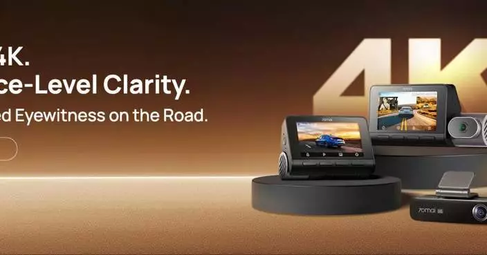 70mai Launches 4K Dash Cam Series: True 4K Provides Evidence-Level Clarity