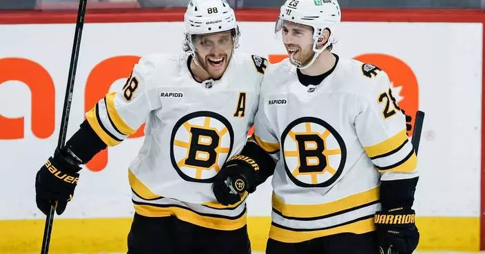 Pastrnak nets 4 points as the Bruins beat the Jets 6-3