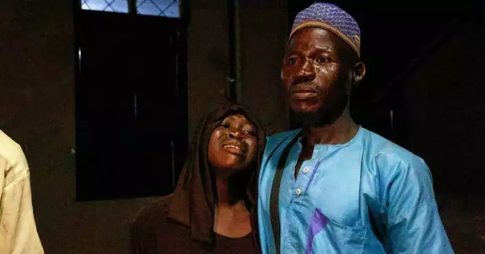 Nigerian children reunite with their parents after being released from abduction