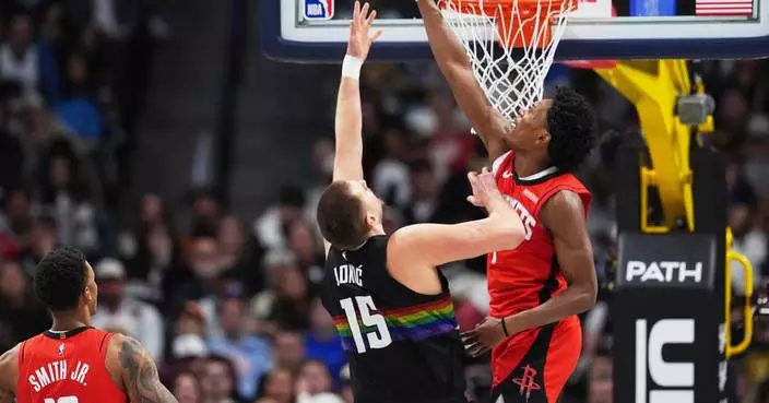 Durant scores 31, Sheppard has 28 as Rockets end Nuggets’ 6-game win streak