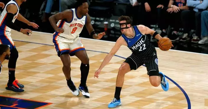 Magic forward Franz Wagner leaves game with lower left leg injury against Knicks