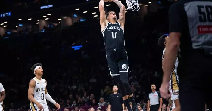 Porter, Claxton lead the Nets to a 119-101 victory over the Pelicans