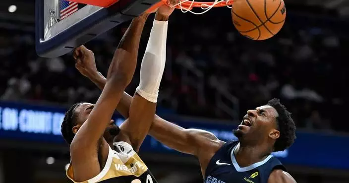 Sarr, McCollum lift the Wizards to their second win over the Grizzlies in 9 days, 116-112