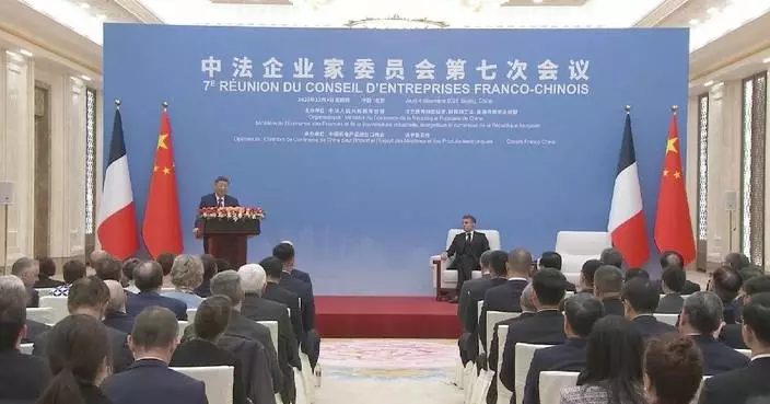 Xi, Macron attend closing ceremony of seventh meeting of China-France Business Council