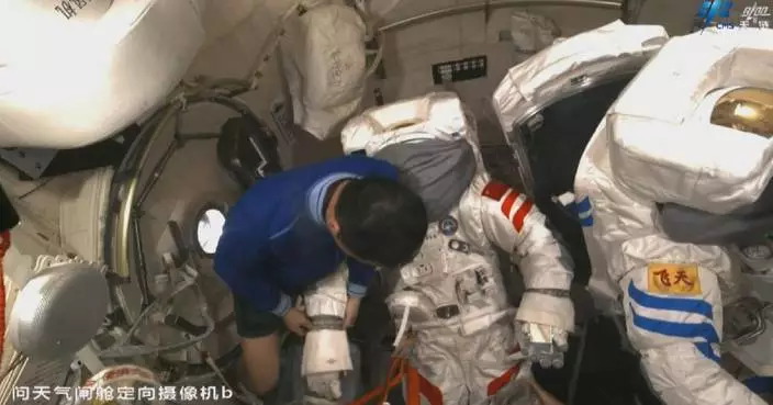 Shenzhou-21 Crew ready for first spacewalk