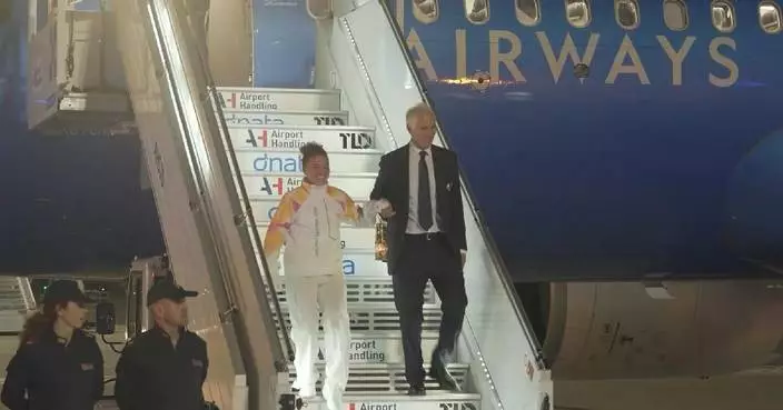 Olympic flame for 2026 Milan-Cortina Winter Games arrives in Italy