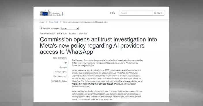 European Commission probes Meta over rules for AI providers&#8217; access to WhatsApp