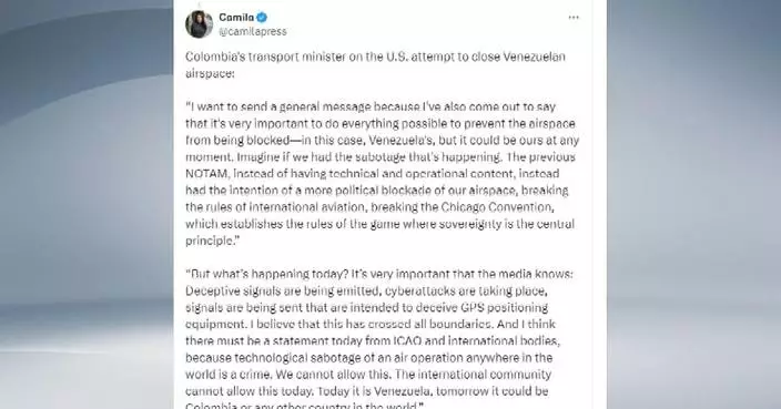 Colombia says Caracas-bound flights threatened by cyber attacks