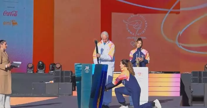 Torch relay for Milan-Cortina 2026 Winter Games starts in Rome