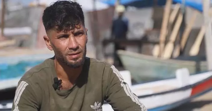 Displaced Gazan boat builder crafts boats from ruins, hoping for end of war
