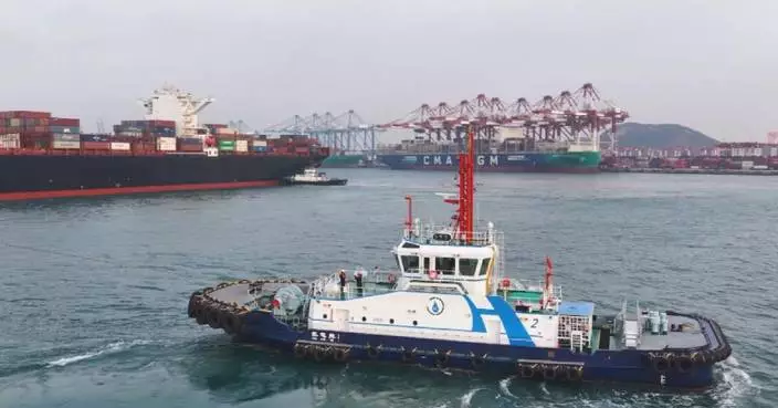 Green energy slashes carbon emissions, raises efficiency at Qingdao Port