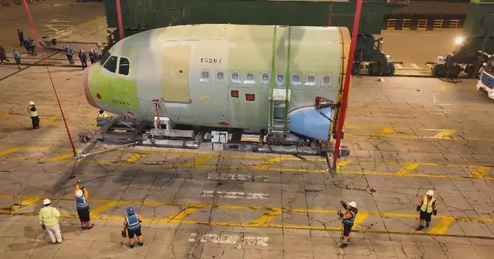 Tianjin port receives record single shipment of Airbus components