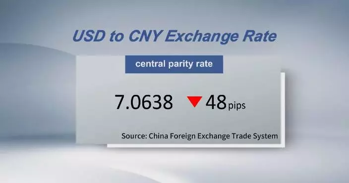 Chinese yuan strengthens to 7.0638 against USD Friday