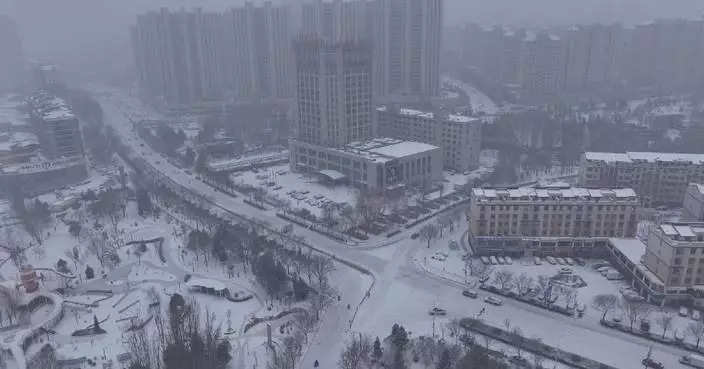 Prompt clearing efforts begin amid season&#8217;s first snowfall in northern China