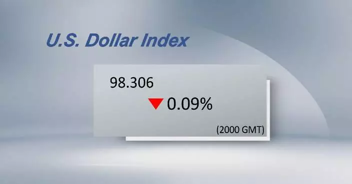 U.S. dollar ticks down