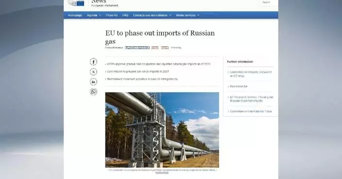 EU to phase out Russian gas imports