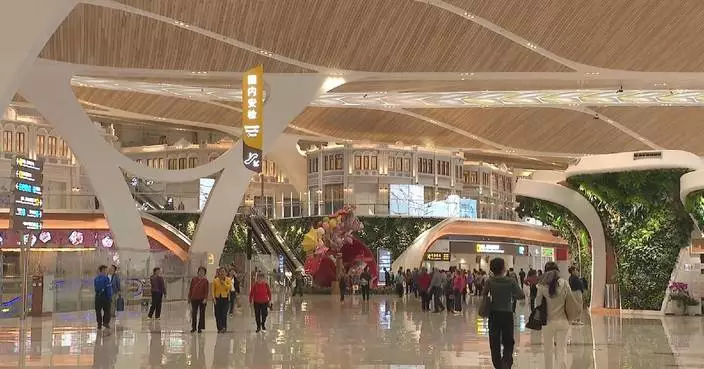 Major south China airport reports record annual passenger throughput
