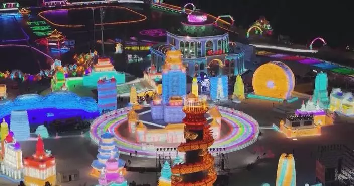 Ice-snow theme park in northeast China’s Changchun opens to public