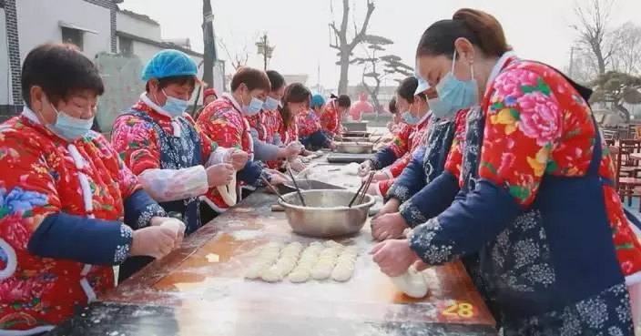 People across China enjoy traditional delicacies during Winter Solstice