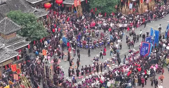 Event in celebration of Dong New Year held at Zhaoxing Dong village