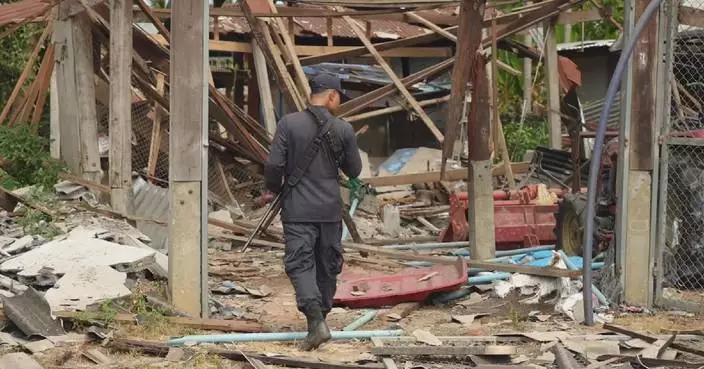 Thai border villages emptied as fighting with Cambodia leaves homes scarred