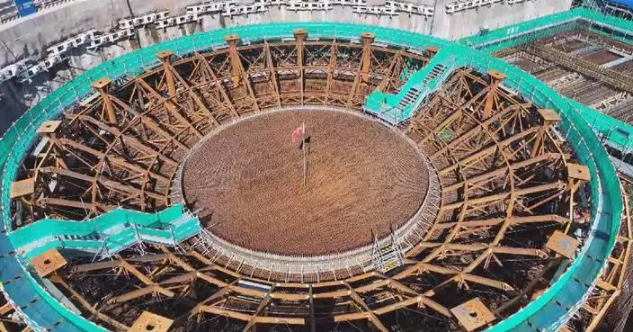 Construction of Bailong nuclear power plant’s main structure begins