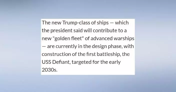 Trump: US Navy working on "three large aircraft carriers"
