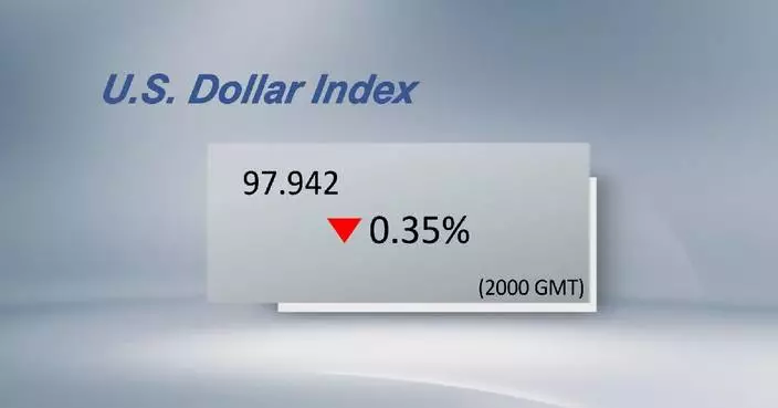 U.S. dollar ticks down