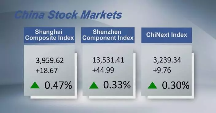Chinese shares close higher Thursday