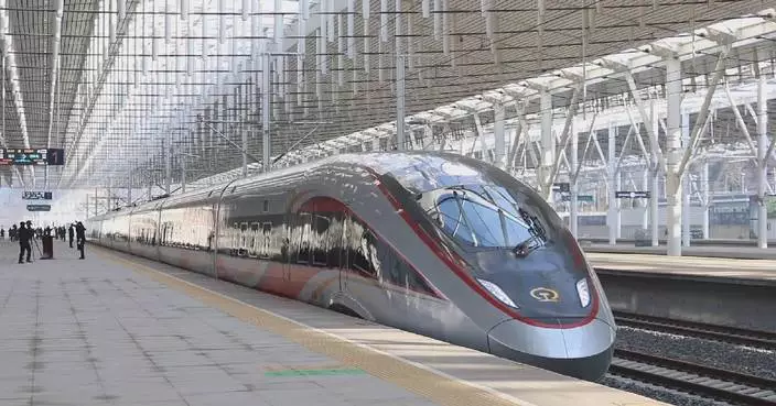 New high-speed railway in northwest China's Shaanxi goes into operation
