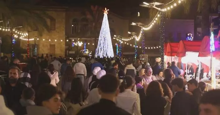 Christmas joy returns to Tyre in southern Lebanon one year after war's end