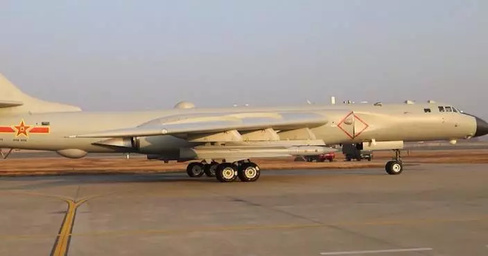 PLA dispatches bombers for combat readiness patrols to east of Taiwan