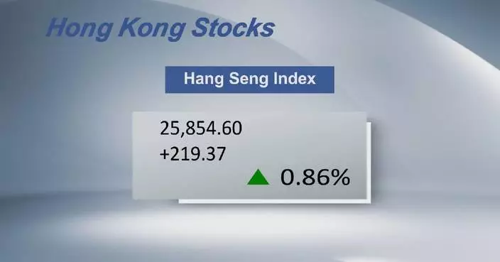 Hong Kong stocks close 0.86 pct higher